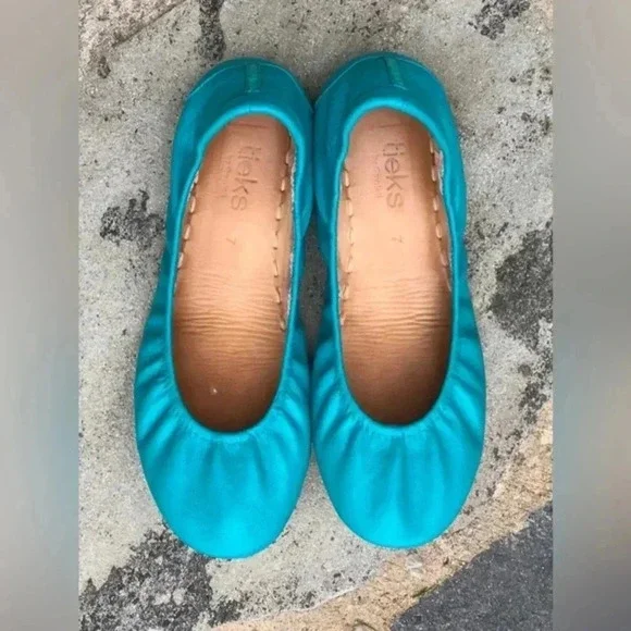 ⚡️FLASH SALE!!!⚡️Turquoise Tieks by Gavrieli Custom Foldable Ballet Flats - Picture 7 of 7